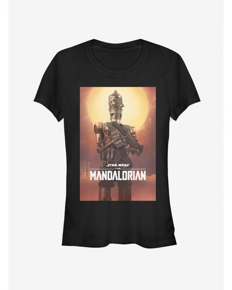 Star Wars The Mandalorian Droid Poster Girls T-Shirt $5.50 T-Shirts