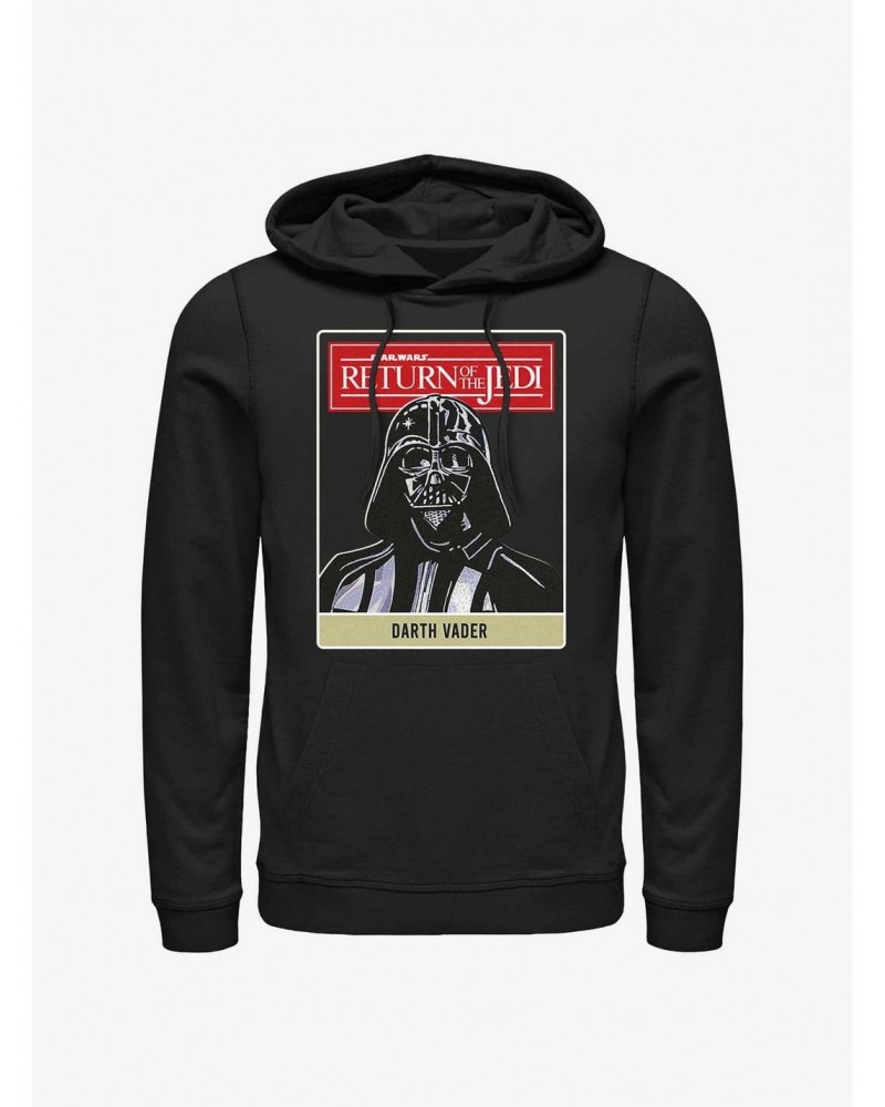 Star Wars Return of the Jedi 40th Anniversary Darth Vader Poster Hoodie $17.24 Hoodies