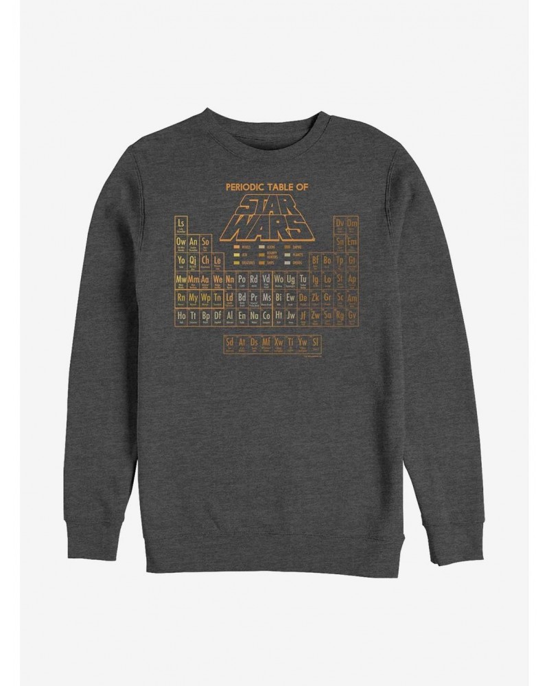 Star Wars Periodic Table Crew Sweatshirt $9.15 Sweatshirts