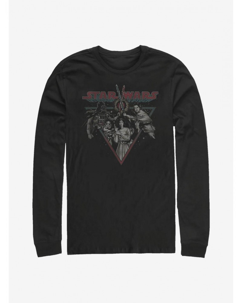 Star Wars Flaming Battle Long-Sleeve T-Shirt $9.48 T-Shirts