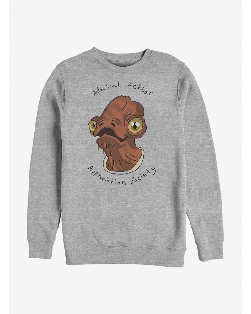 Star Wars Admiral Ackbar Crew Sweatshirt $12.10 Sweatshirts