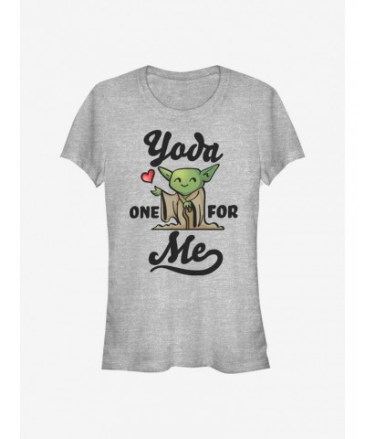 Star Wars Yoda For Me Cartoon Girls T-Shirt $7.12 T-Shirts