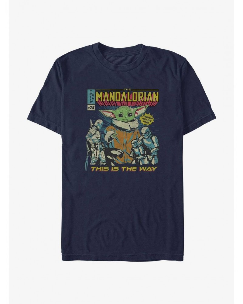 Star Wars The Mandalorian Child Comic Cover T-Shirt $4.97 T-Shirts