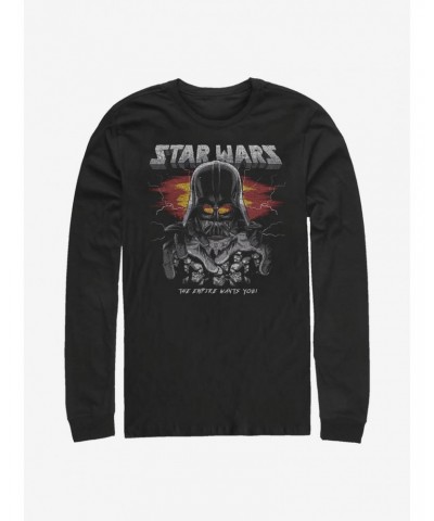 Star Wars Old School Metal Long-Sleeve T-Shirt $13.16 T-Shirts