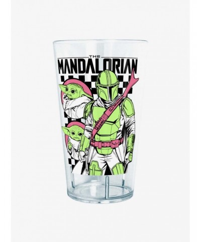 Star Wars The Mandalorian Mando Checks Tritan Cup $6.62 Cups