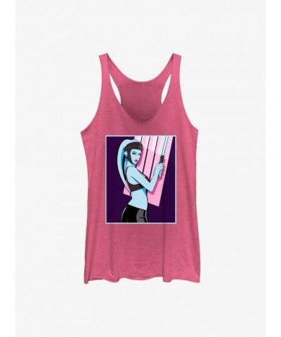 Star Wars Aayla Eighties Girl's Tank $9.04 Tanks