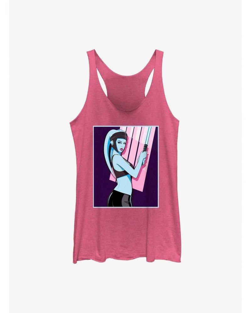 Star Wars Aayla Eighties Girl's Tank $9.04 Tanks