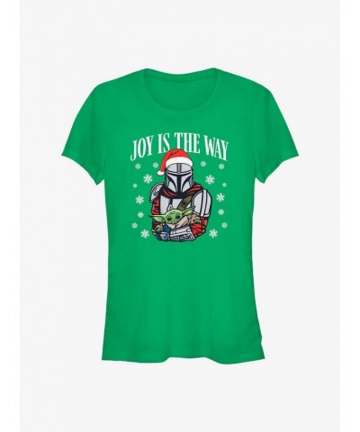 Star Wars The Mandalorian Joy Is The Way Girls T-Shirt $7.12 T-Shirts