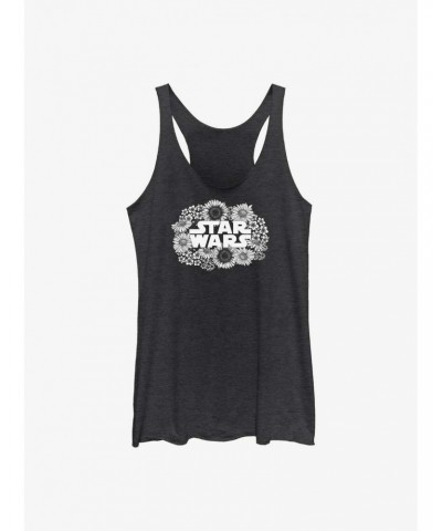 Star Wars Flowers Logo Girls Tank $7.46 Tanks