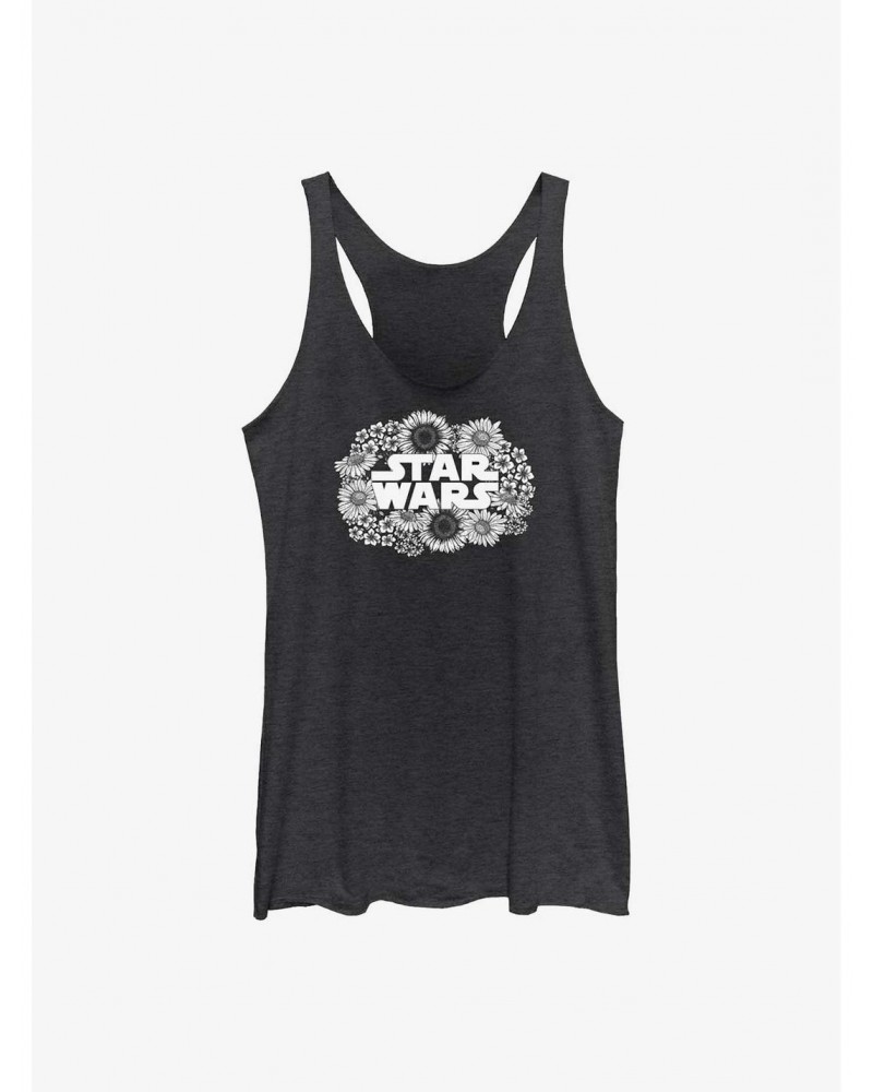 Star Wars Flowers Logo Girls Tank $7.46 Tanks