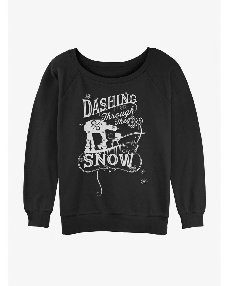 Star Wars AT-AT Walker Snow Girls Slouchy Sweatshirt $10.04 Sweatshirts