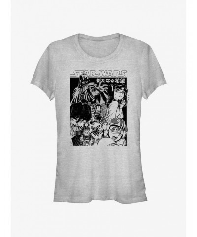 Star Wars Anime Style Galactic Heroes Poster Girls T-Shirt $3.20 T-Shirts