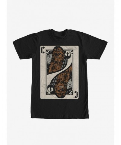 Star Wars Chewbacca Playing Card T-Shirt $7.30 T-Shirts