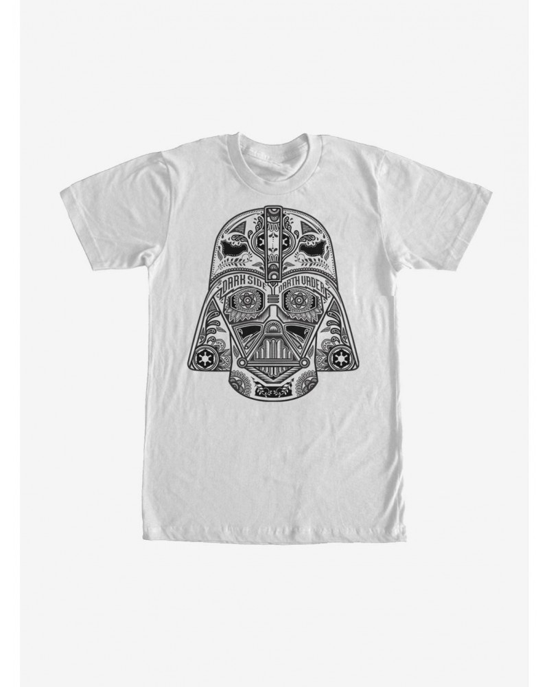 Star Wars Henna Darth Vader Helmet Print T-Shirt $6.37 T-Shirts