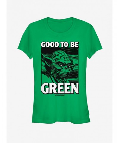 Lucasfilm Star Wars Green Yoda Girls T-Shirt $7.60 T-Shirts