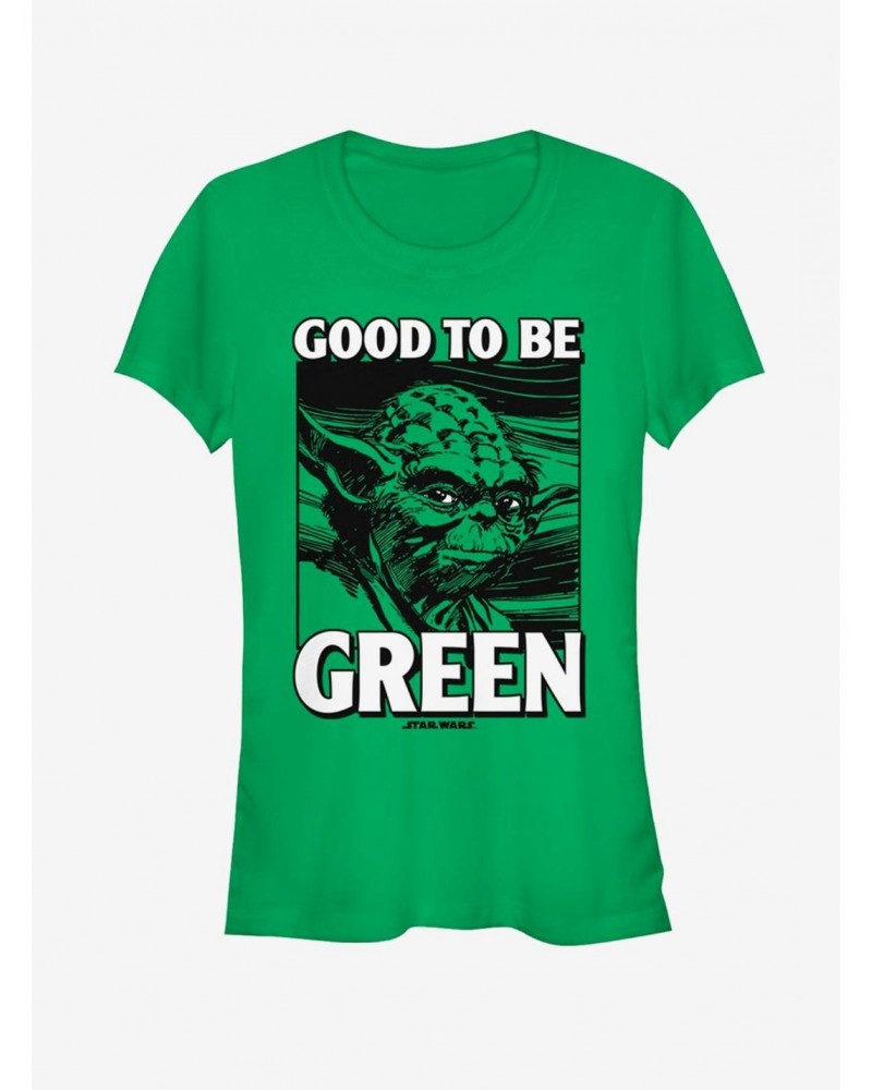 Lucasfilm Star Wars Green Yoda Girls T-Shirt $7.60 T-Shirts