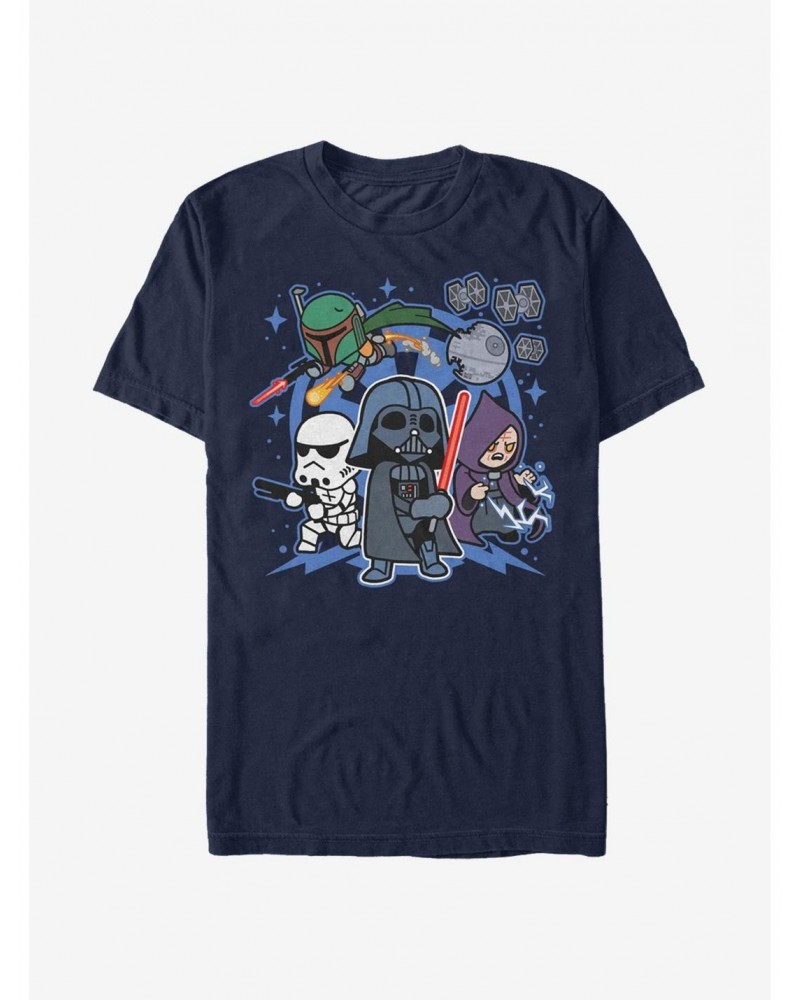 Star Wars Empire Cartoon Characters T-Shirt $4.97 T-Shirts