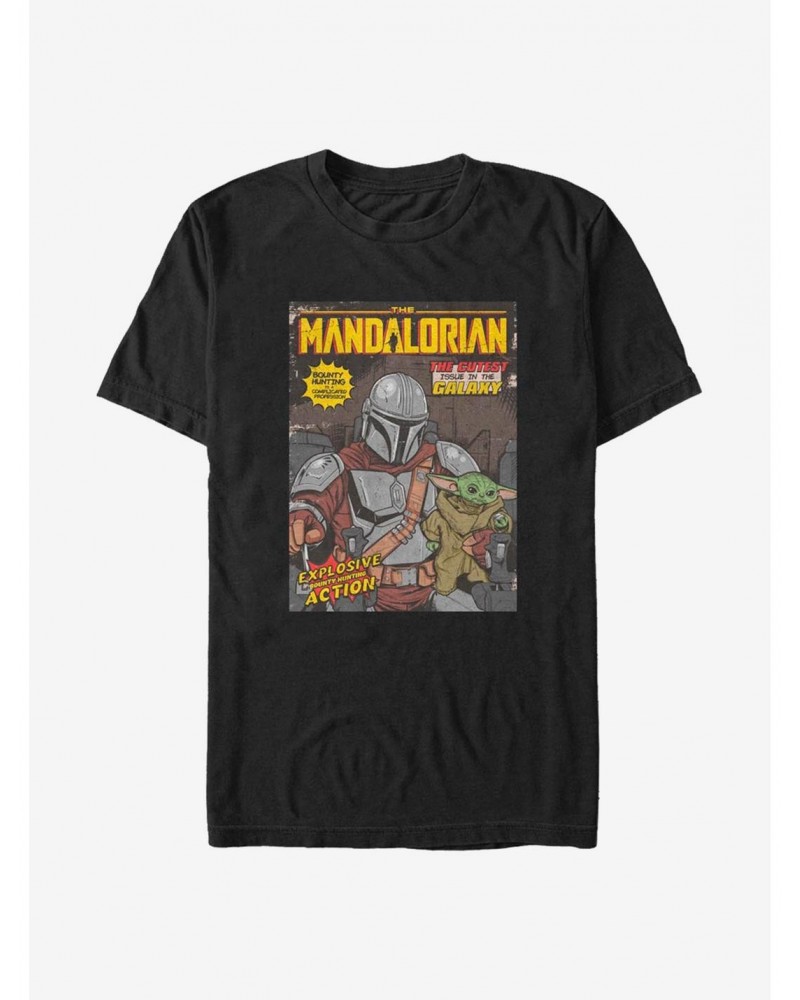 Star Wars The Mandalorian Vintage Comic Cover T-Shirt $5.12 T-Shirts