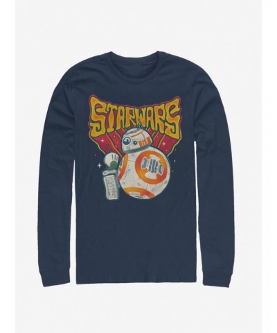 Star Wars Episode IX The Rise Of Skywalker Wobbly Long-Sleeve T-Shirt $12.37 T-Shirts