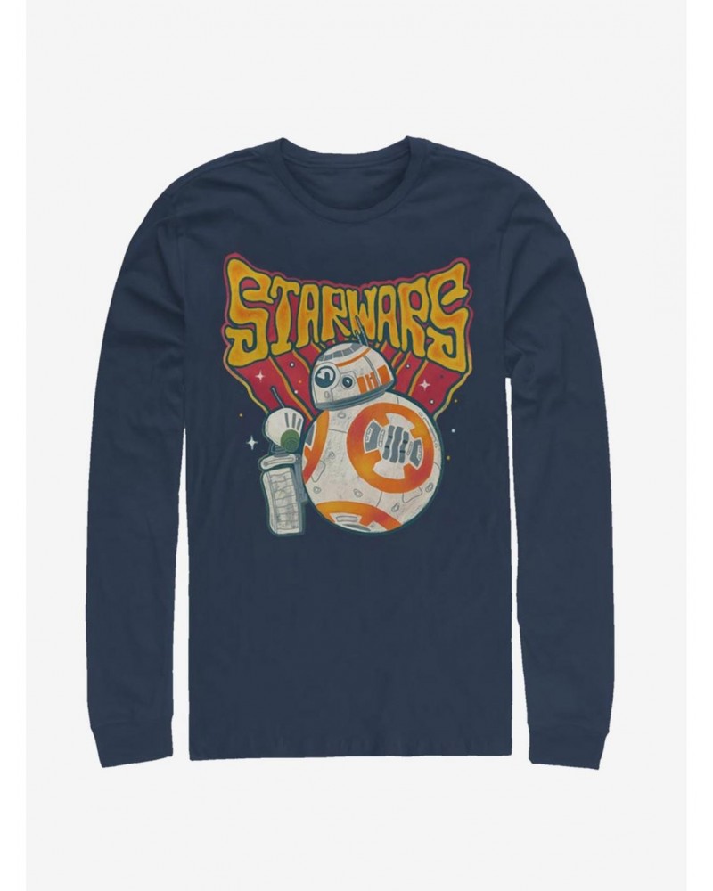 Star Wars Episode IX The Rise Of Skywalker Wobbly Long-Sleeve T-Shirt $12.37 T-Shirts