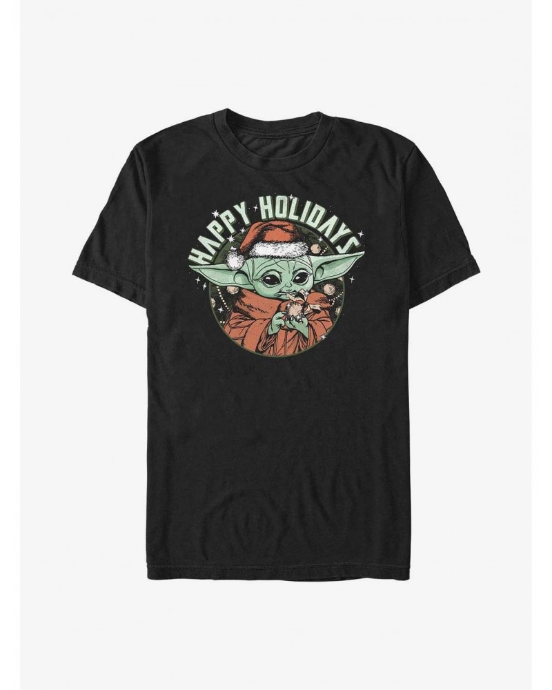 Star Wars The Mandalorian The Child Holidays T-Shirt $5.90 T-Shirts