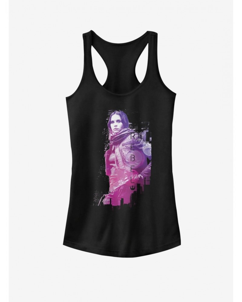 Star Wars Jyn Posing Girls Tank $9.56 Tanks