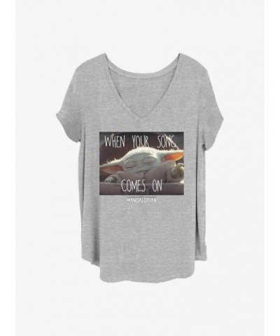 Star Wars The Mandalorian Song Meme Girls T-Shirt Plus Size $10.40 T-Shirts