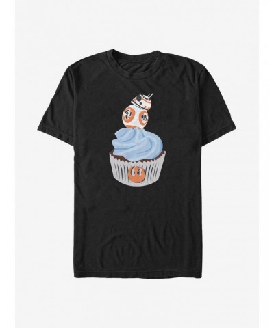 Star Wars: The Rise Of Skywalker BB-8 Cucpcake T-Shirt $6.21 T-Shirts