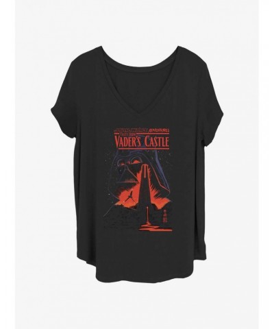 Star Wars Lava Vader's Castle Girls T-Shirt Plus Size $6.94 T-Shirts