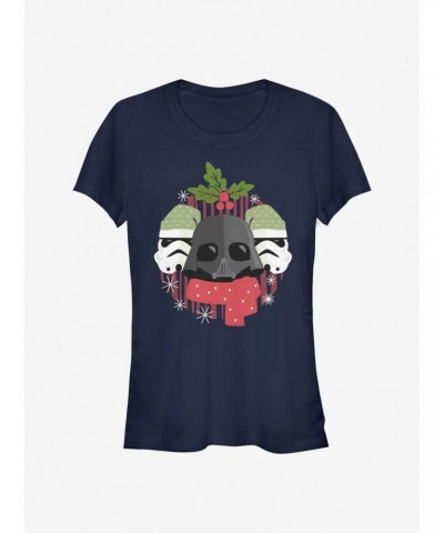 Star Wars Darth Holiday Girls T-Shirt $5.66 T-Shirts