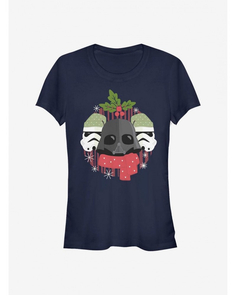 Star Wars Darth Holiday Girls T-Shirt $5.66 T-Shirts