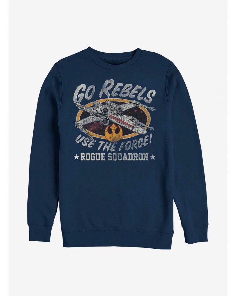 Star Wars Team Rebel Crew Sweatshirt $11.51 Sweatshirts