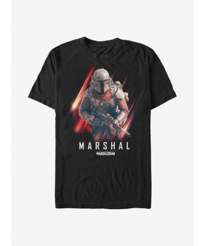 Star Wars The Mandalorian Marshal Action T-Shirt $4.66 T-Shirts