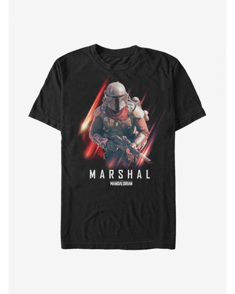 Star Wars The Mandalorian Marshal Action T-Shirt $4.66 T-Shirts