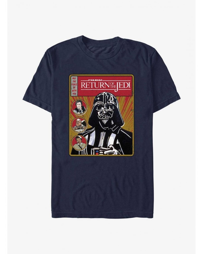 Star Wars Return of the Jedi 40th Anniversary Darth Vader Cover T-Shirt $6.21 T-Shirts