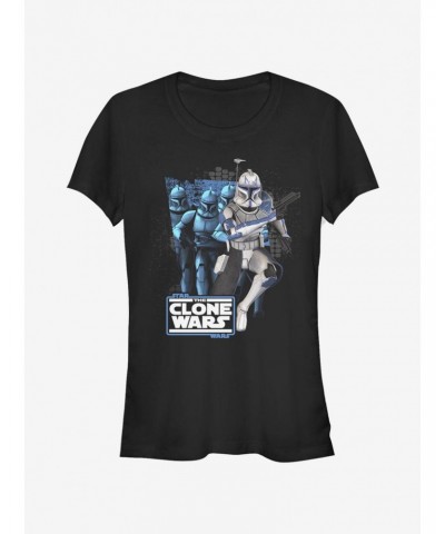 Star Wars The Clone Wars Rex Trooper Girls T-Shirt $5.34 T-Shirts