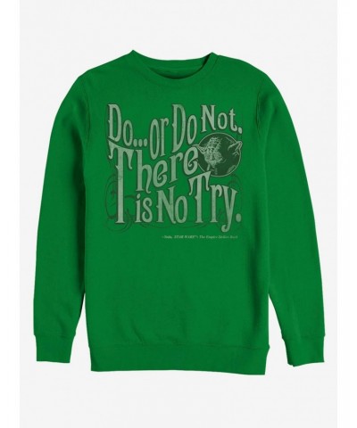 Star Wars Yoda Do or Do Not Sweatshirt $12.99 Sweatshirts