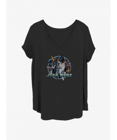 Star Wars Group Wars Girls T-Shirt Plus Size $7.86 T-Shirts