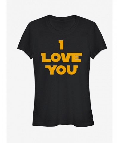 Star Wars Princess Leia I Love You Girls T-Shirt $7.12 T-Shirts