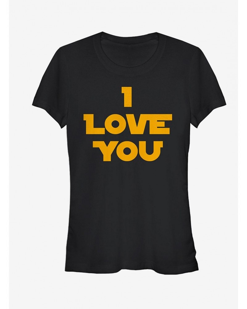 Star Wars Princess Leia I Love You Girls T-Shirt $7.12 T-Shirts