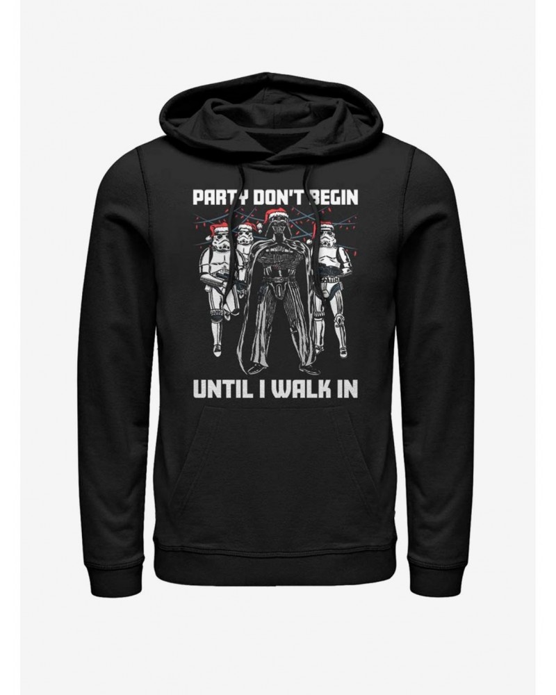 Star Wars Party Dont Begin Hoodie $17.60 Hoodies