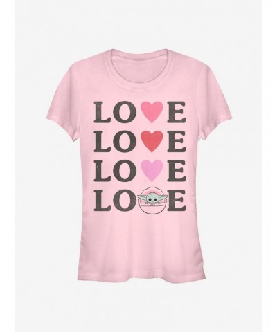 Star Wars The Mandalorian The Child Loved Child Girls T-Shirt $5.34 T-Shirts