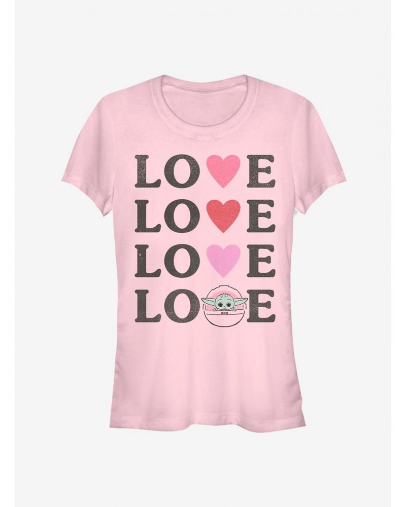 Star Wars The Mandalorian The Child Loved Child Girls T-Shirt $5.34 T-Shirts