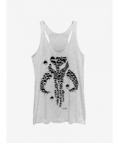 Star Wars The Mandalorian Bullet Holes Girls Tank $8.08 Tanks