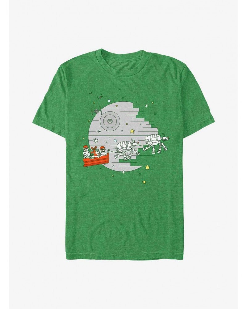 Star Wars Christmas Death Star T-Shirt $7.14 T-Shirts