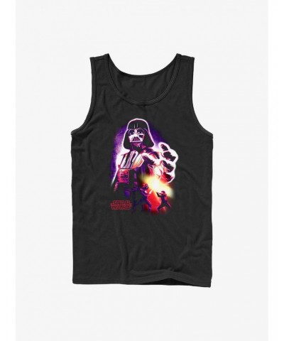 Star Wars Neon Vader Tank $9.16 Tanks