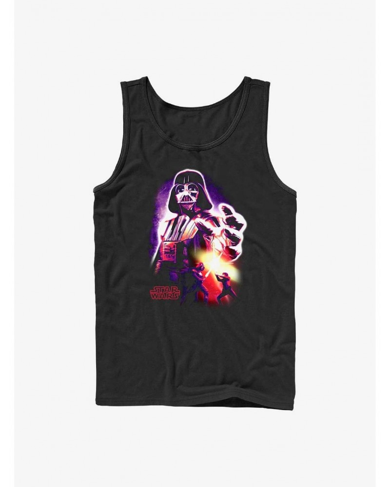 Star Wars Neon Vader Tank $9.16 Tanks