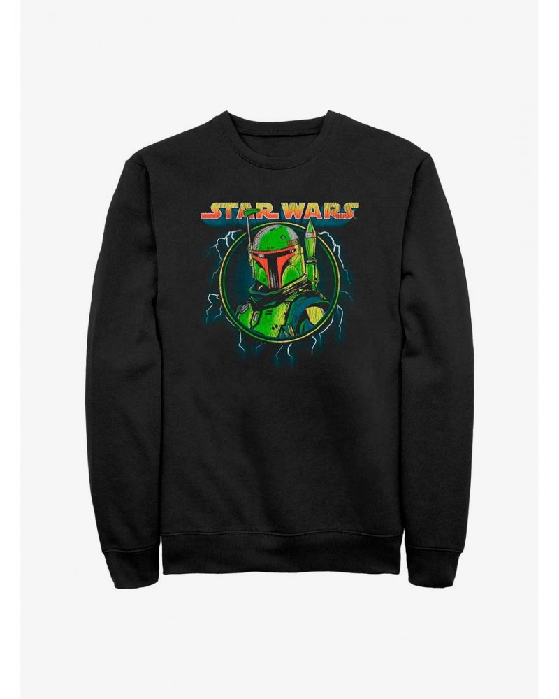 Star Wars The Mandalorian Boba Badge Sweatshirt $14.46 Sweatshirts