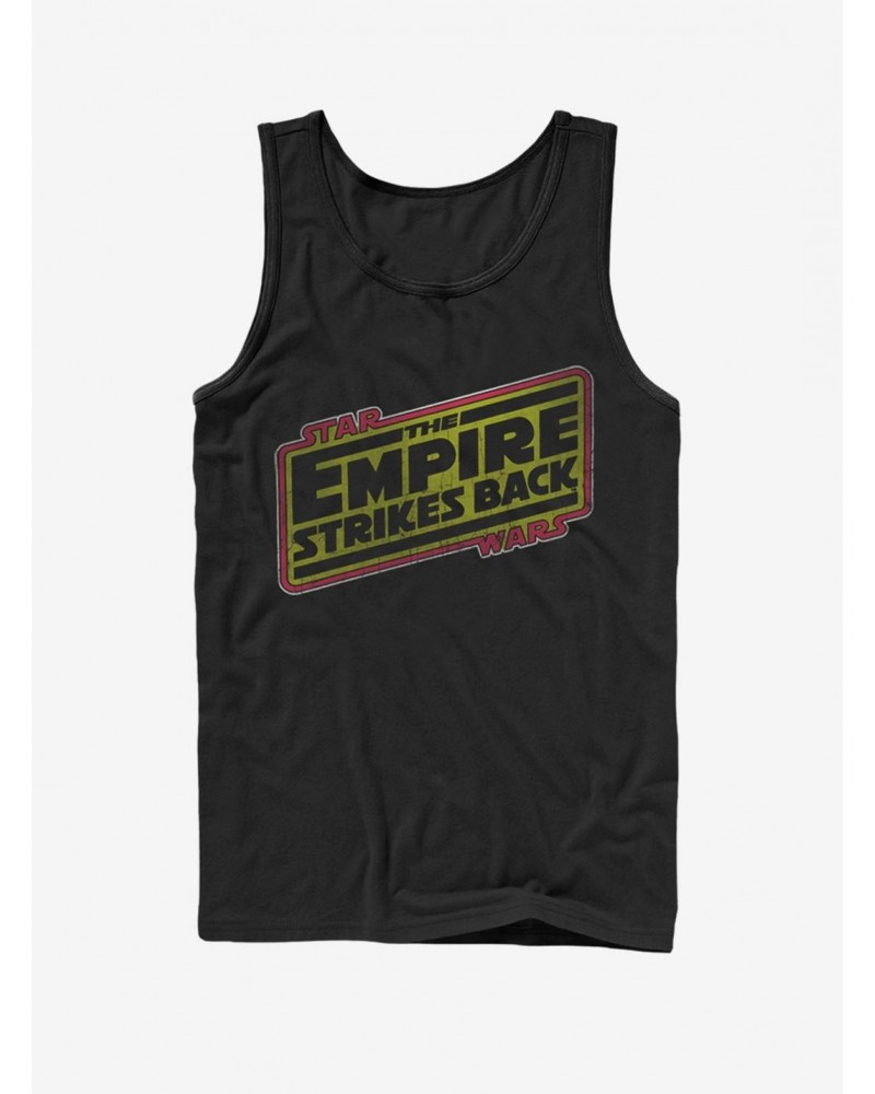 Star Wars Episode V The Empire Strikes Back Logo Tank Top $6.97 Tops