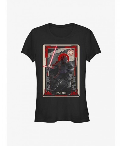 Star Wars: Episode VIII - The Last Jedi Kylo Ren Prince of Sabers Girls T-Shirt $7.12 T-Shirts